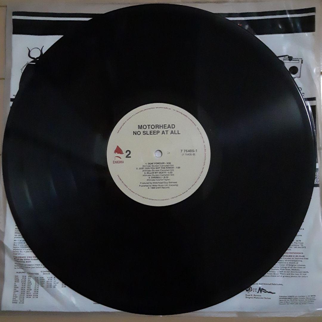 LPレコード MOTORHEAD NO SLEEP AT ALL