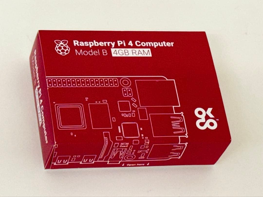 ミニPC Raspberry Pi 4 Model B 4GB RAM