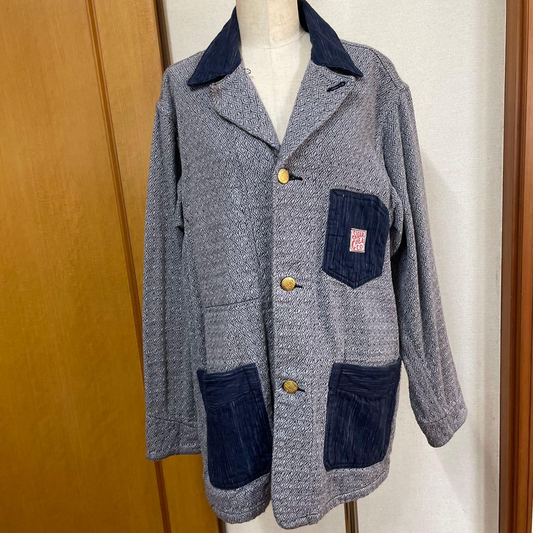 東洋エンタープライズ　SUGAR CANE 和柄　カバーオール　サイズ40