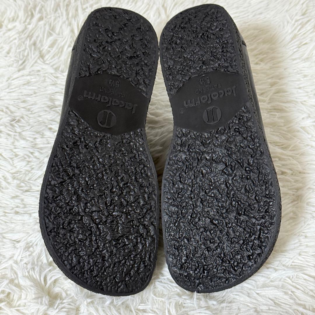 未使用品✨jacoform ヤコフォーム　レザー　コンフォートシューズ　黒