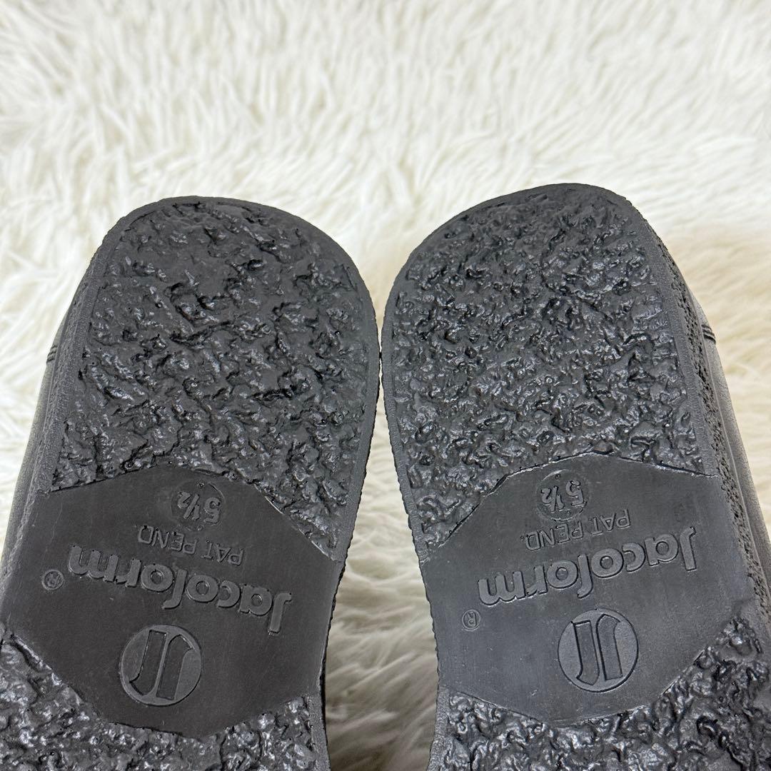 未使用品✨jacoform ヤコフォーム　レザー　コンフォートシューズ　黒