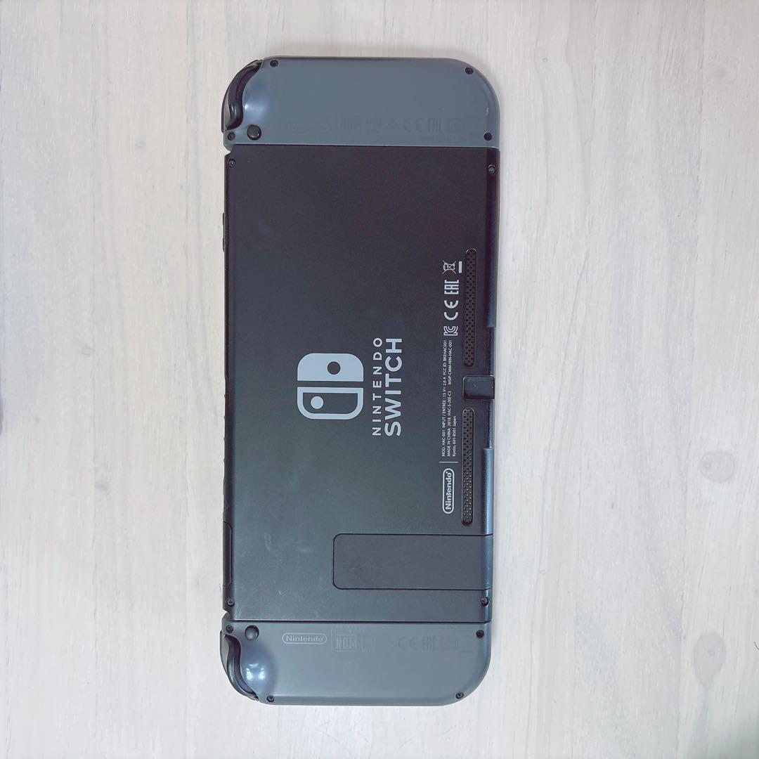 Nintendo Switch 本体　グレー　ドッグ等付きます　美品