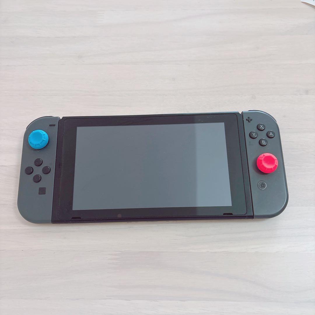 Nintendo Switch 本体　グレー　ドッグ等付きます　美品