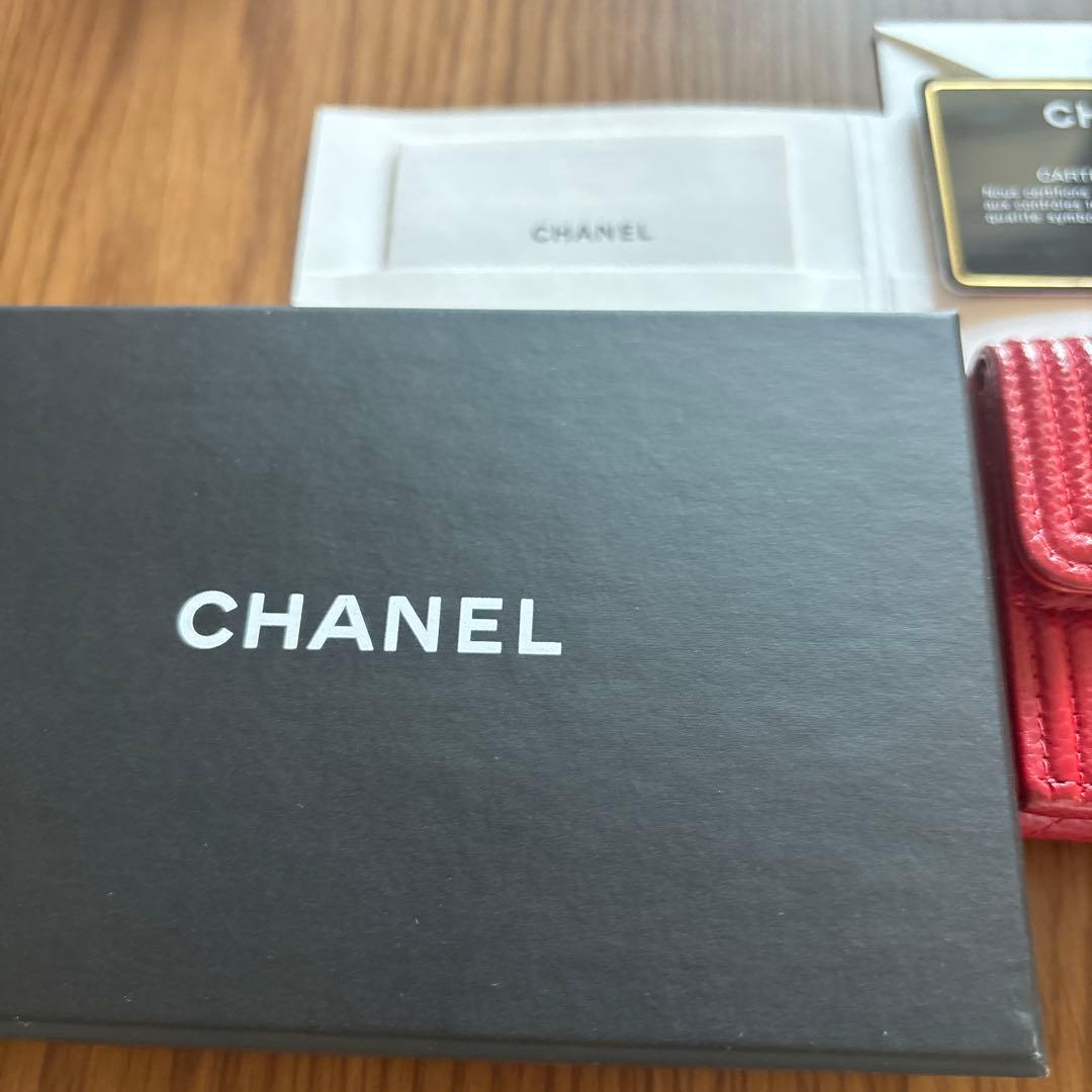 たくまりあ　シャネル CHANEL 三つ折り財布 ボーイシャネル