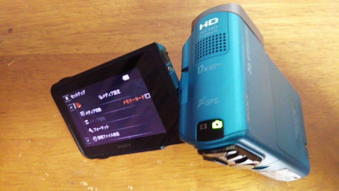 SONY ハンディカム HDR-GW77V ブルー 中古