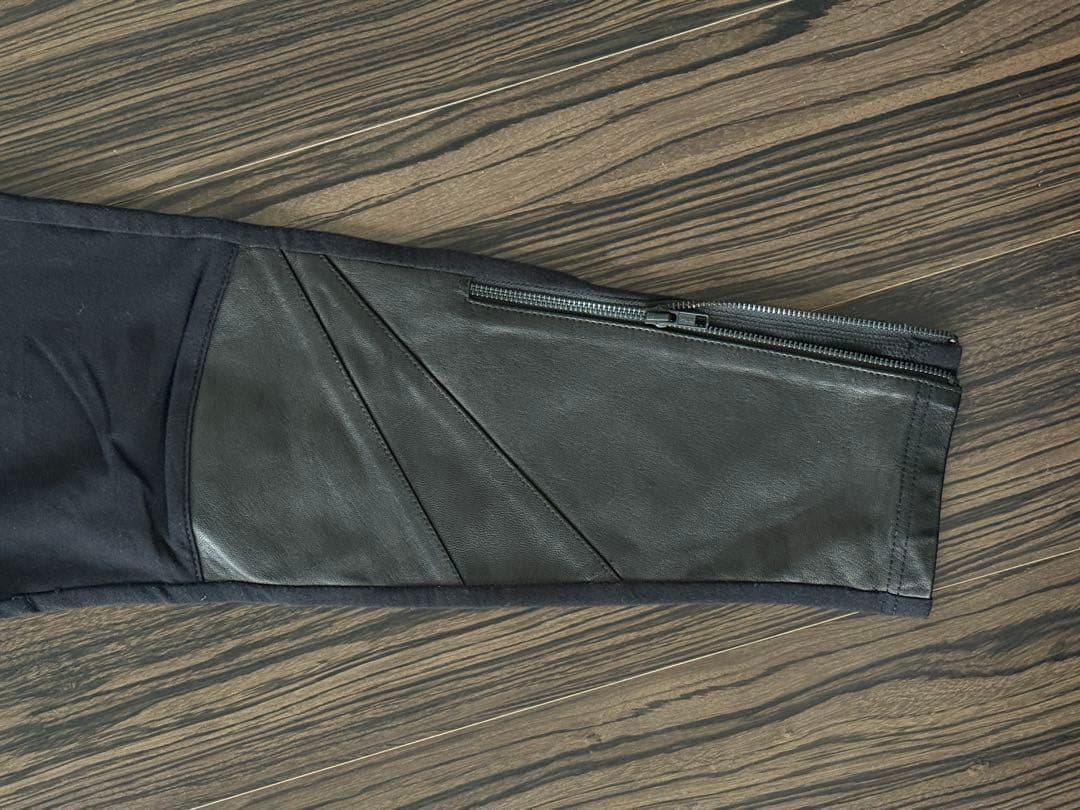 SKINGRAFT ハイエンド レザーパネル サルエルパンツ