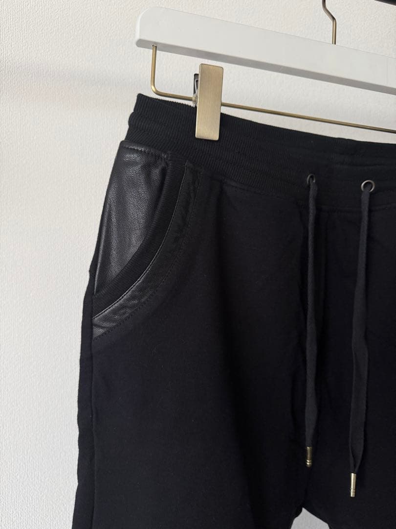 SKINGRAFT ハイエンド レザーパネル サルエルパンツ