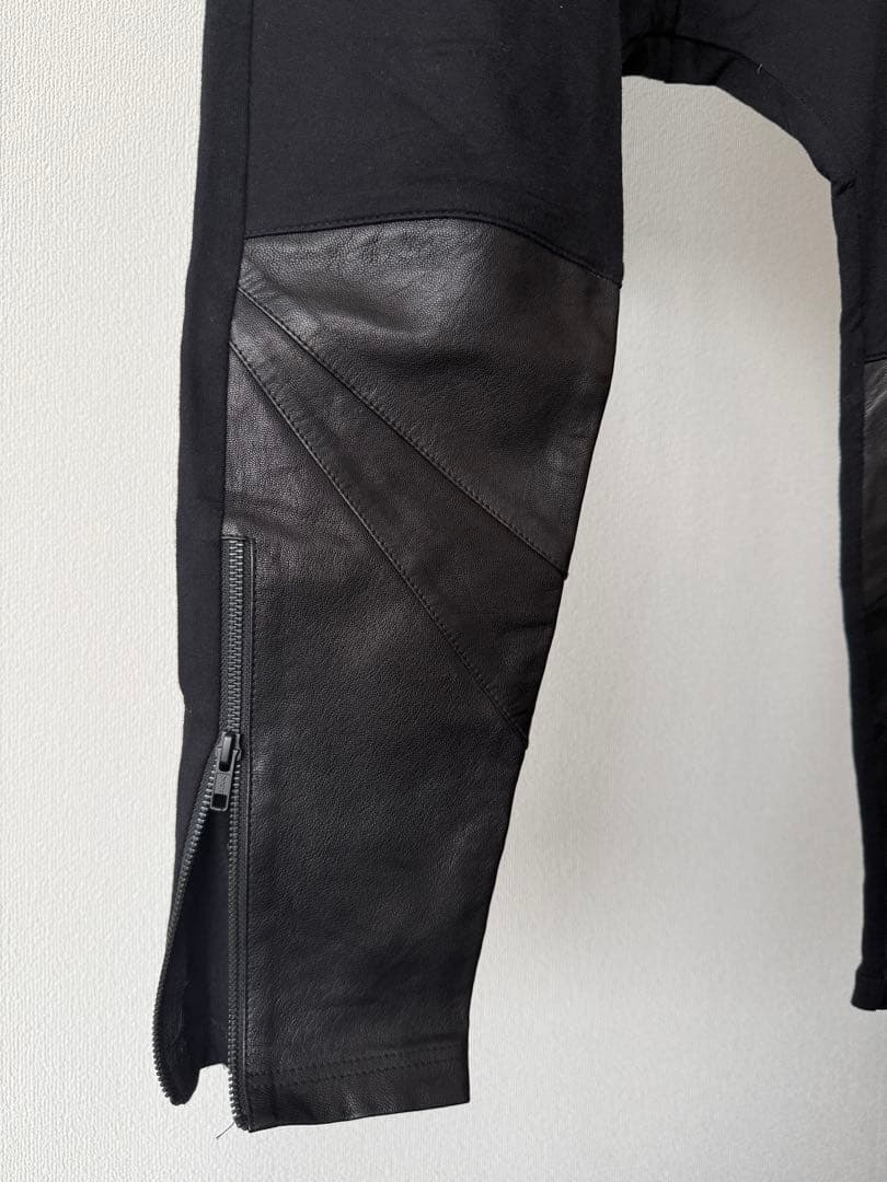 SKINGRAFT ハイエンド レザーパネル サルエルパンツ