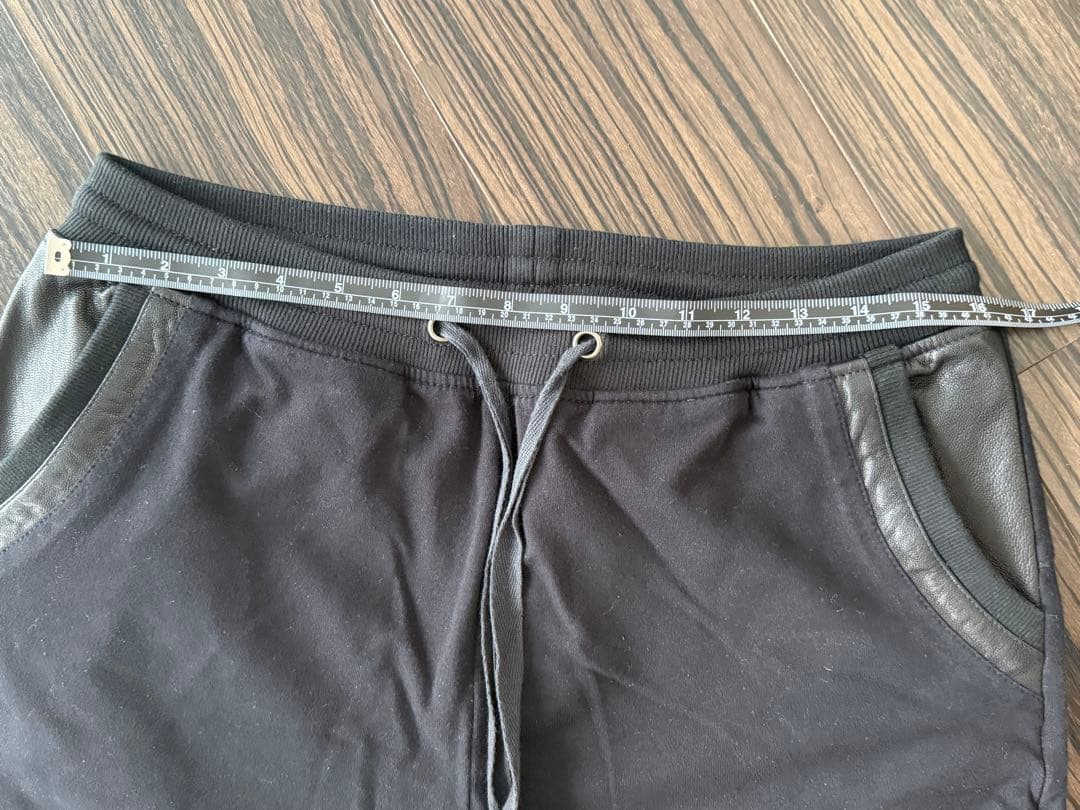 SKINGRAFT ハイエンド レザーパネル サルエルパンツ