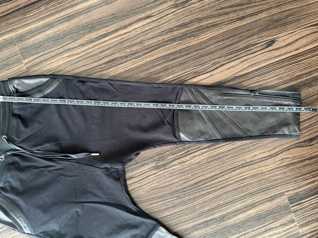 SKINGRAFT ハイエンド レザーパネル サルエルパンツ