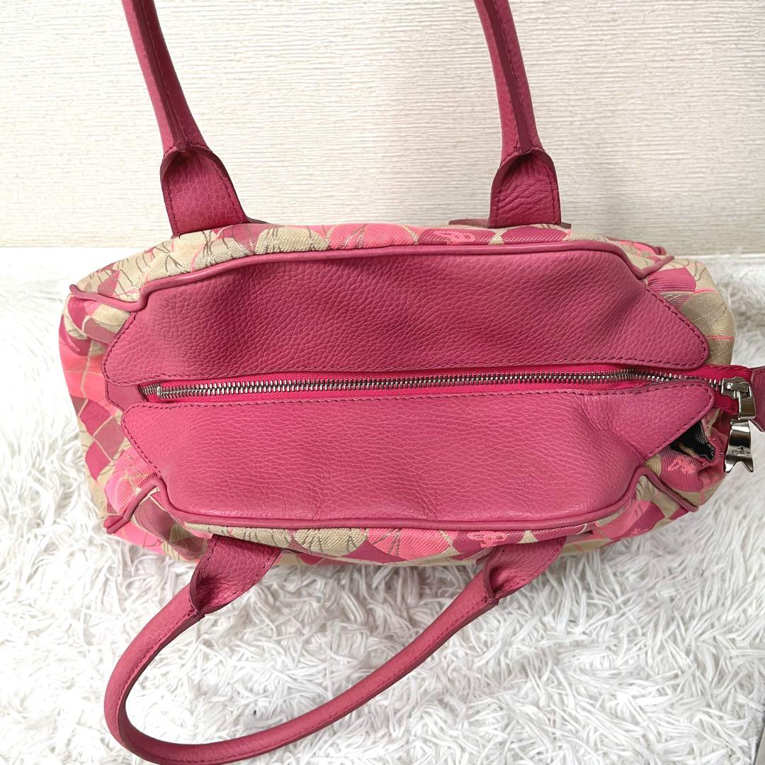 Vivienne Westwood ヤスミン　チェック　ピンクボストンバッグ