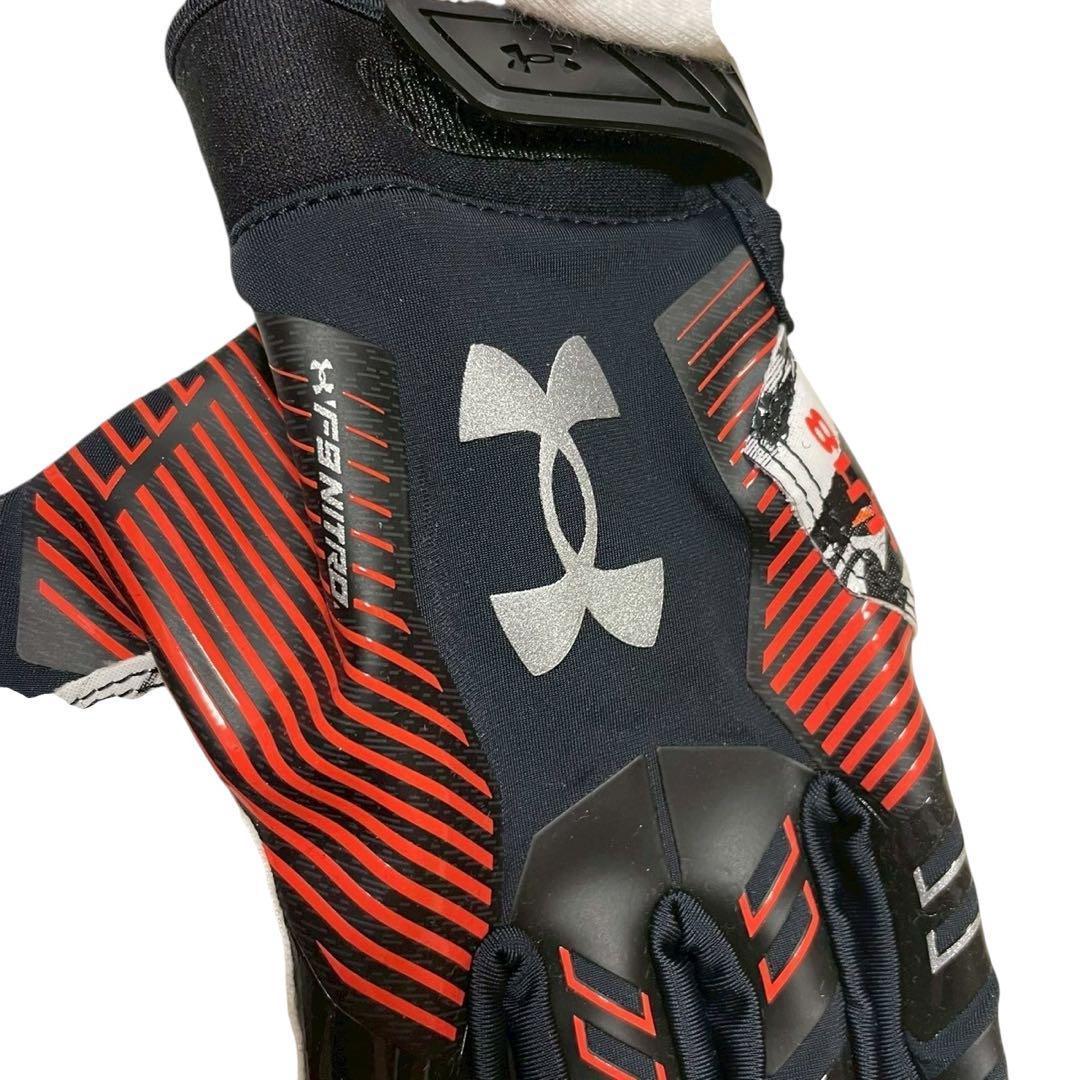 【新品】アンダーアーマー UA F9 NITROフットボール 手袋 グローブ M