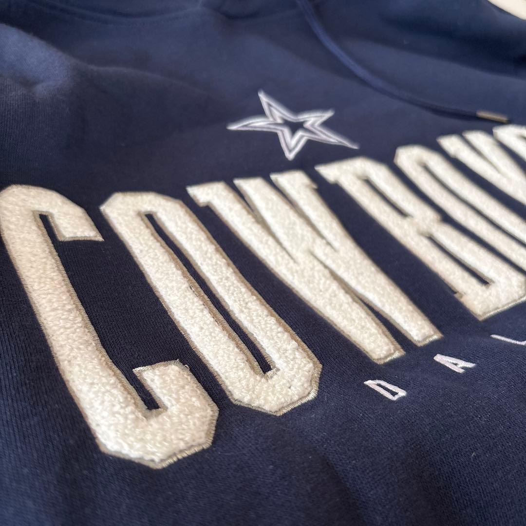 A160 NFL 公式アパレルCOWBOYSカウボーイズ アメフト パーカー　M