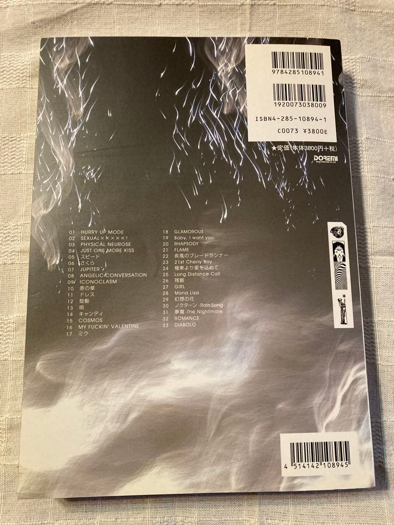 BUCK-TICK CATALOGUE2005 バンドスコア