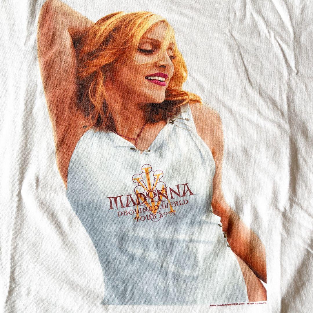 Madonna マドンナ 2001ワールドツアー Tシャツ