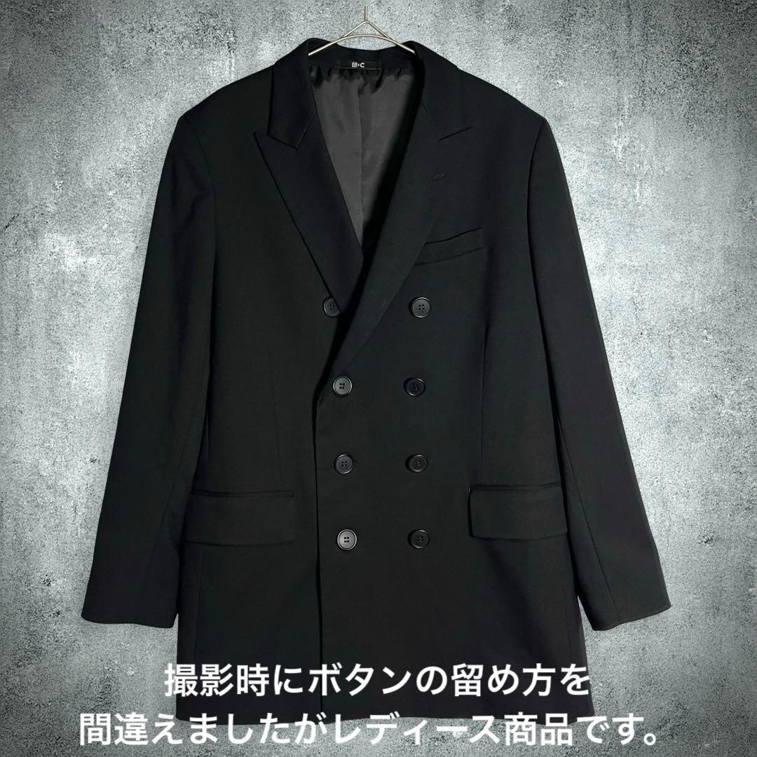 UNIQLO C ダブルテーラードジャケット ブラック XL