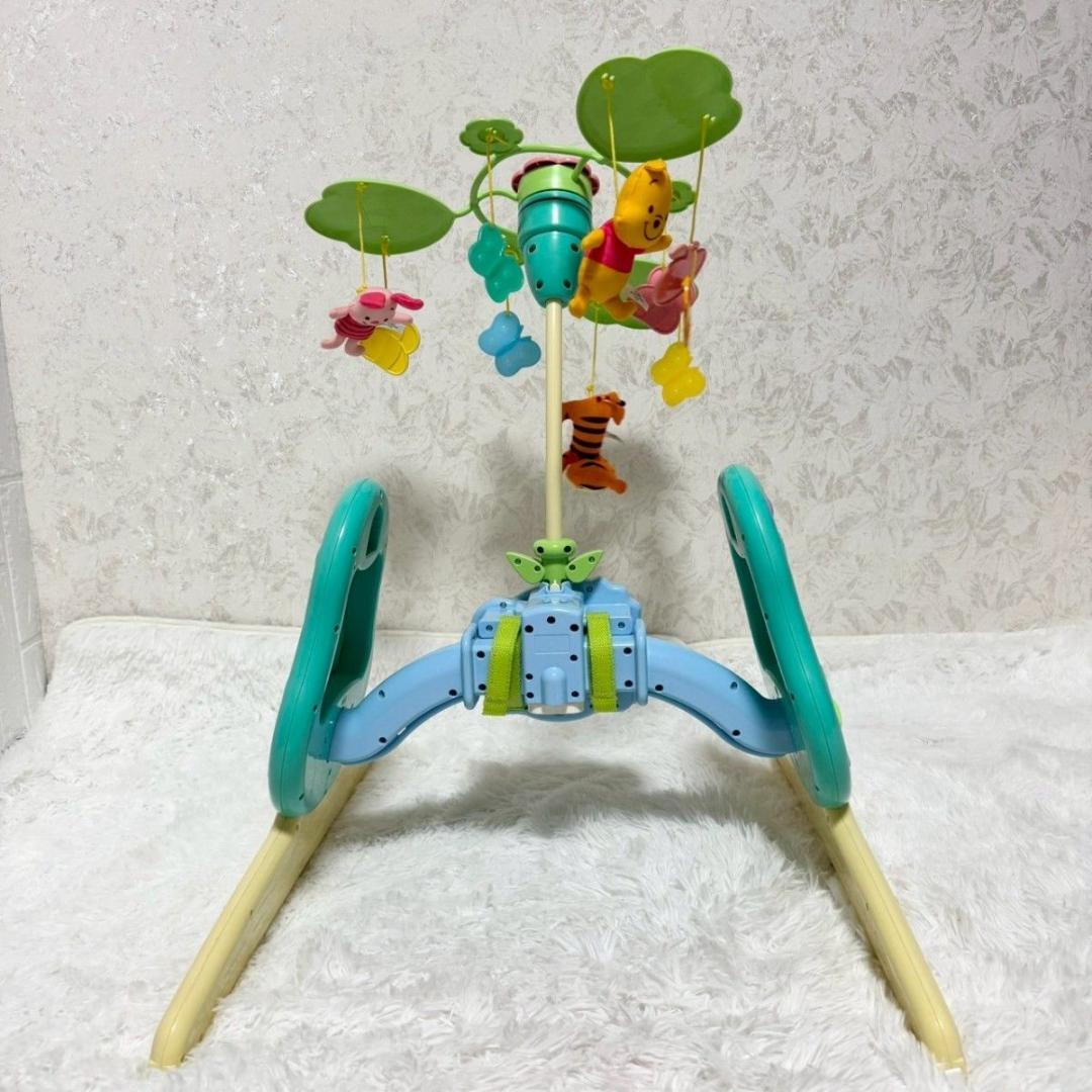 【美品：除菌OK】くまのプーさん6WAYジムにへんしんメリー 98-13