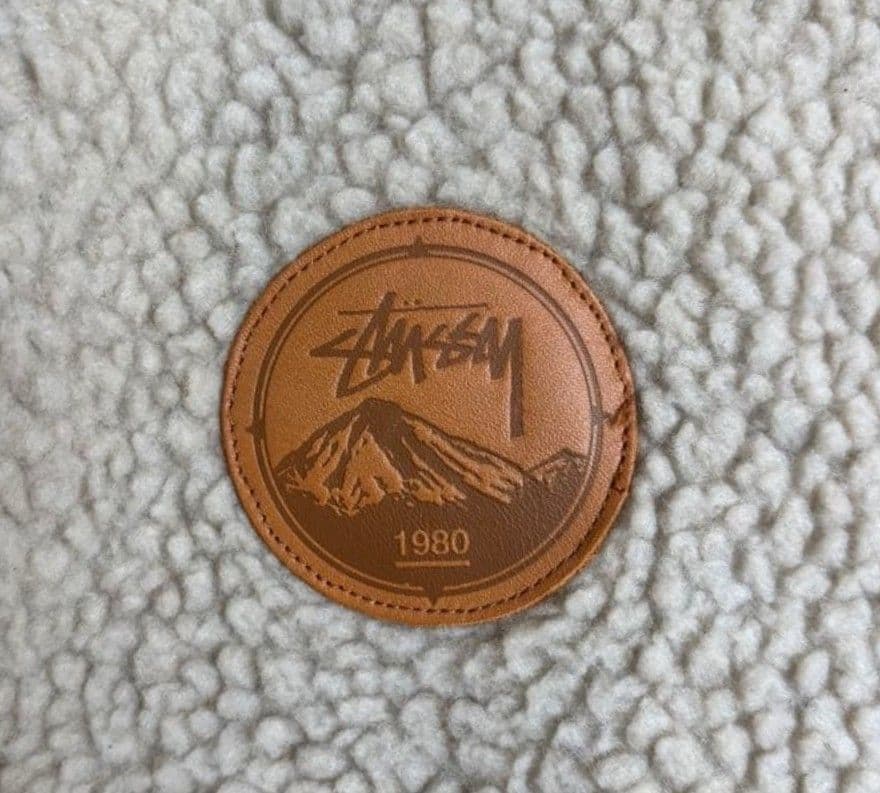 Stussy フリース ベスト Medium ボア　ステューシー