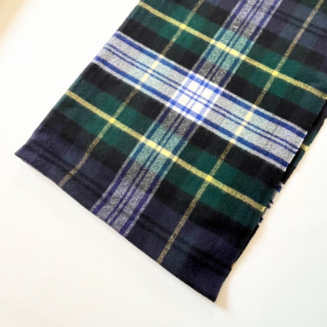 美品＊Johnstons of Elgin大判ストール カシミヤ100%