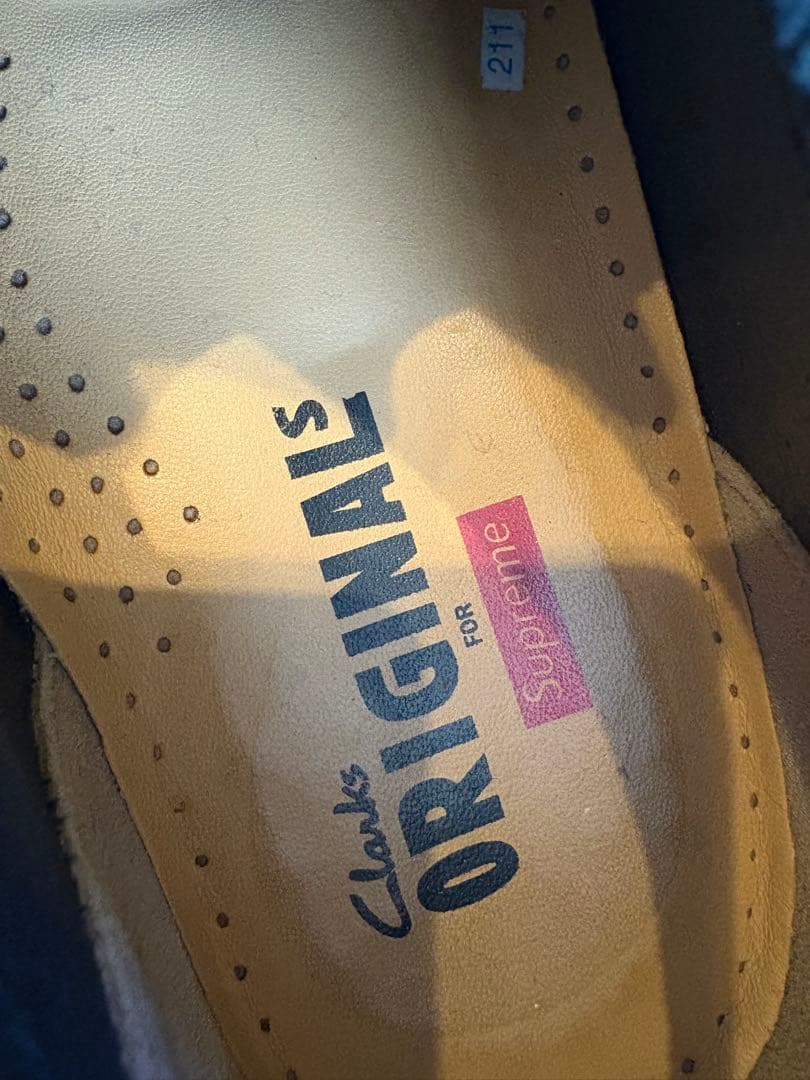 シュプリーム　クラークス　9.5 supreme clarks