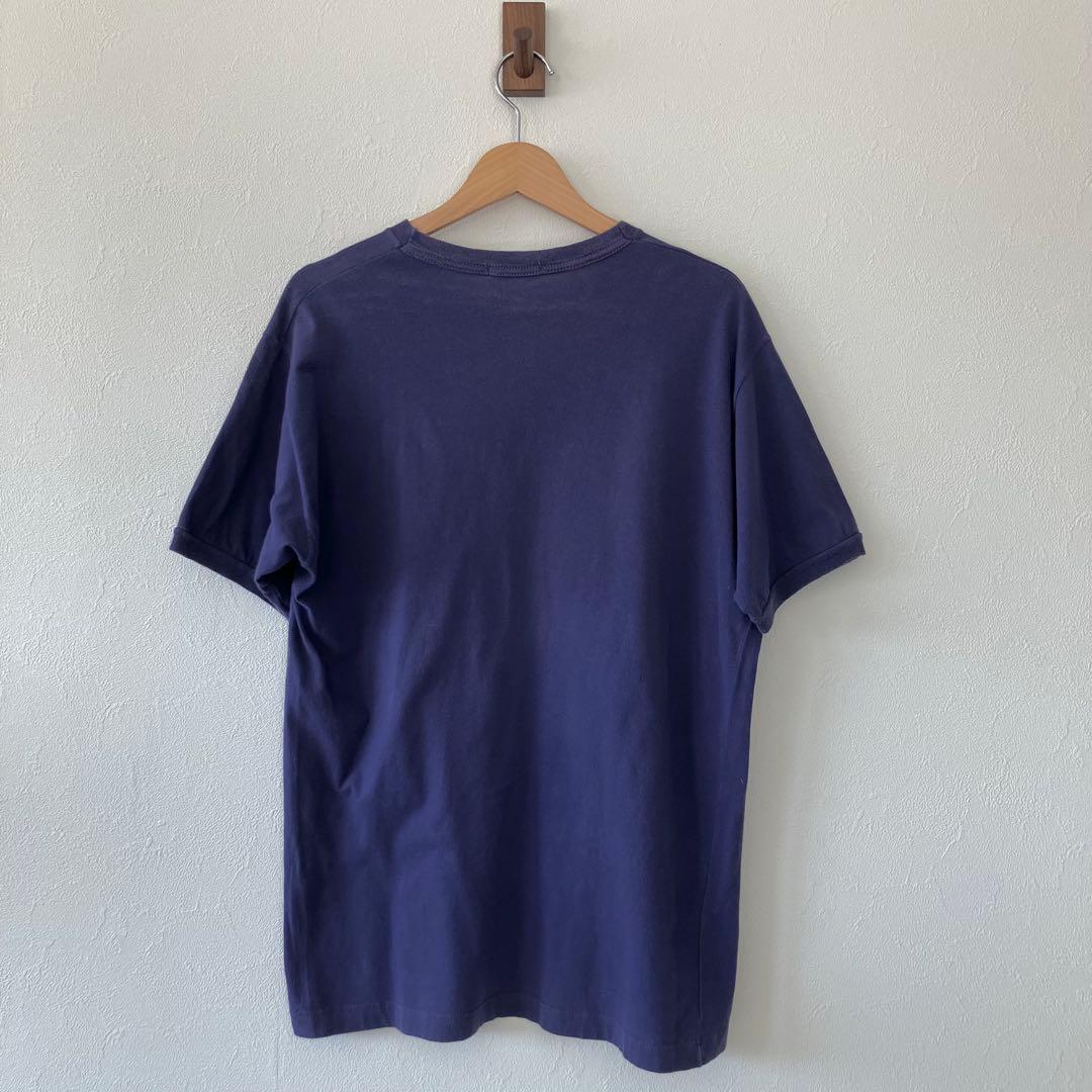 80s 90s vintage 伊製 GIORGIO ARMANI ロゴ T