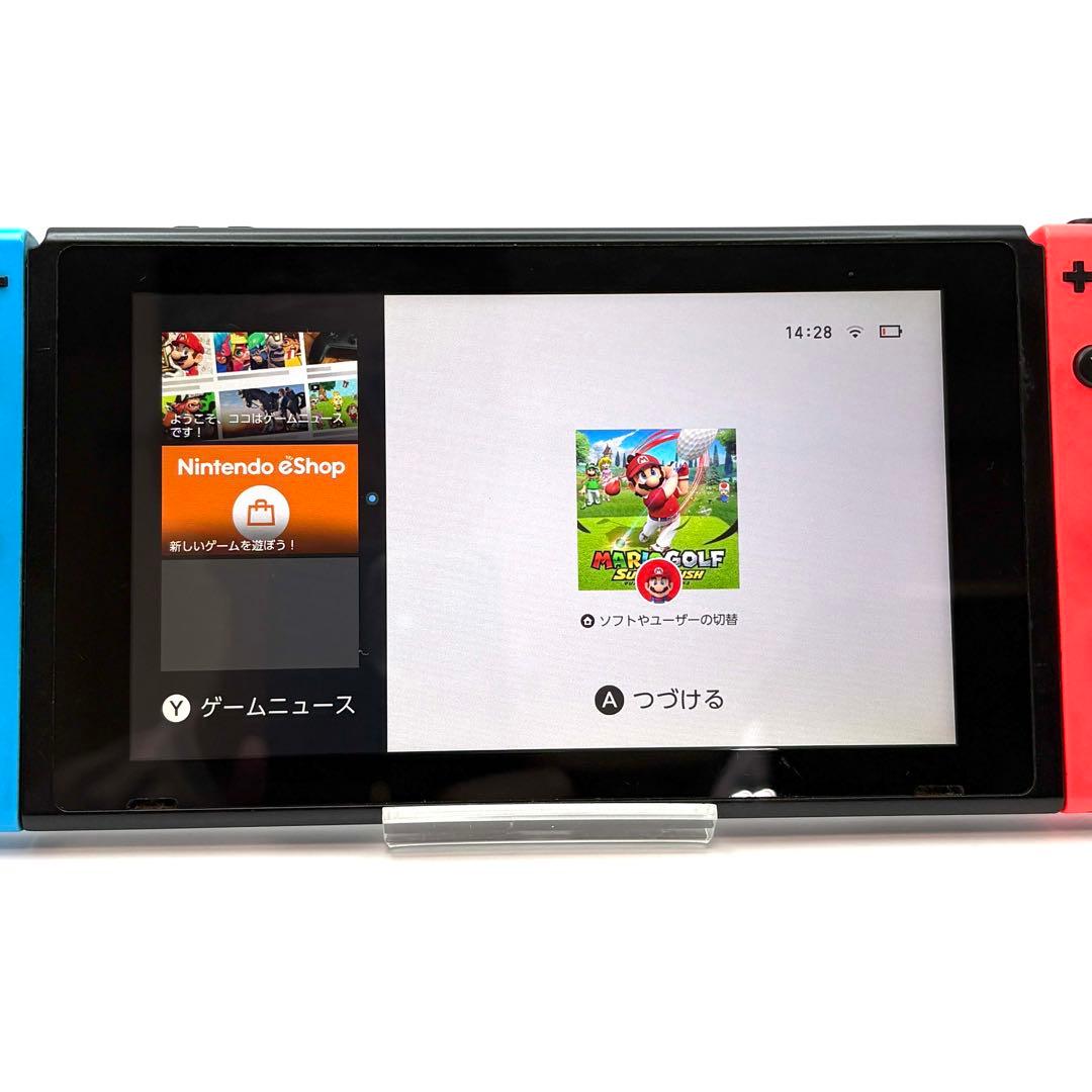 【動作確認◯】Nintendo Switch 本体 ネオンブルー ネオンレッド