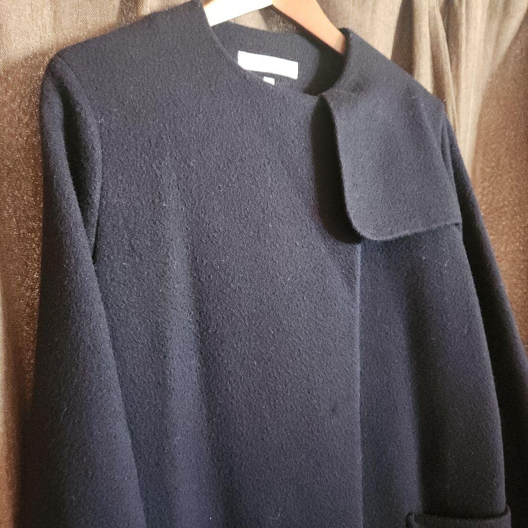 DRESSTERIOR ネイビー ロングコート 38
