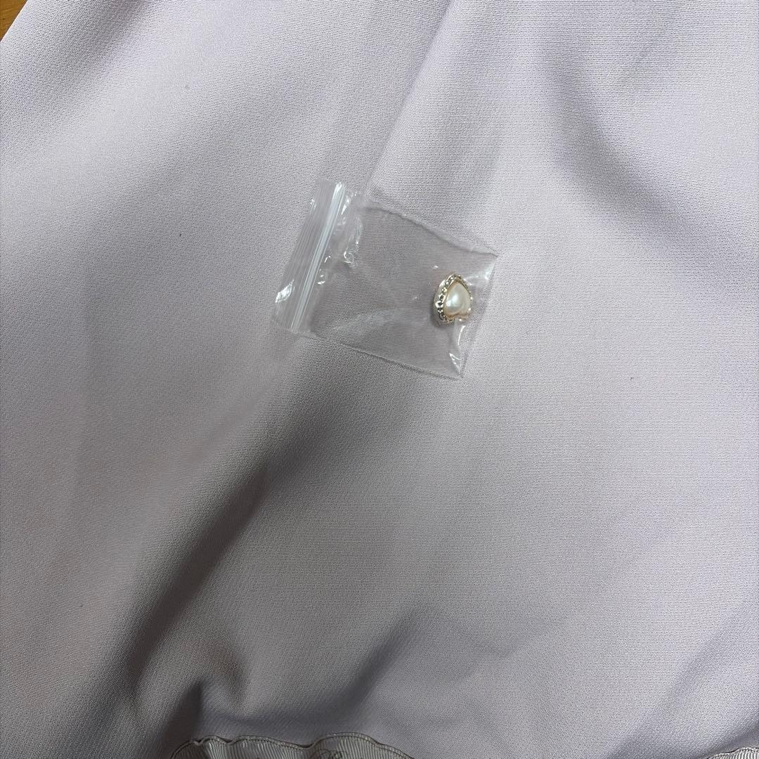 LIZ LISA 薄紫色 長袖ひざ丈ワンピース