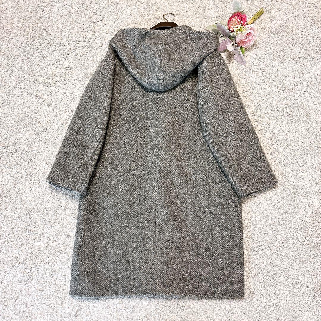 美品⭐︎ビューティー＆ユース ユナイテッドアローズ ヘリンボーンフーデッドコート