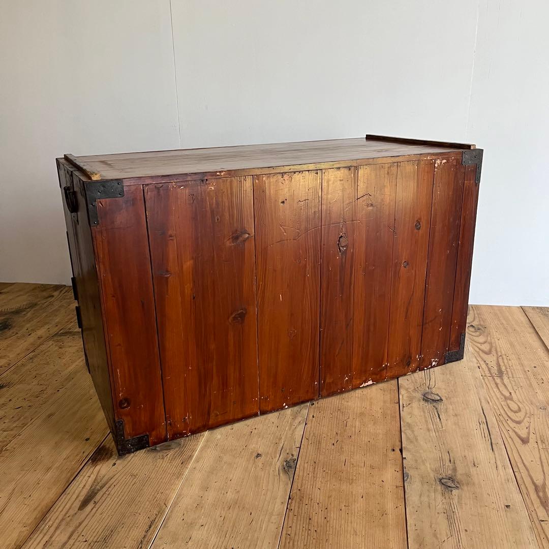 アンティーク タンス チェスト テレビ台 ローボード 展示台 z668