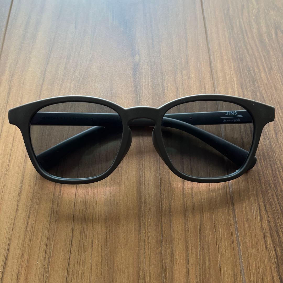 JINS  Peak Rubber SUNGLASSES ウェリントン