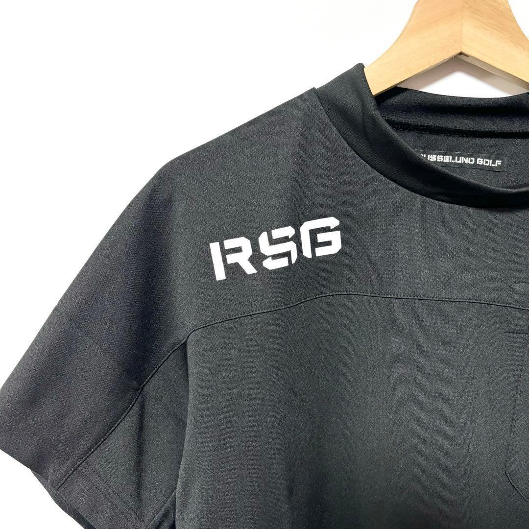ラッセルノ ゴルフ RSG バーブドワイヤー S/S モックネック ブラック 7