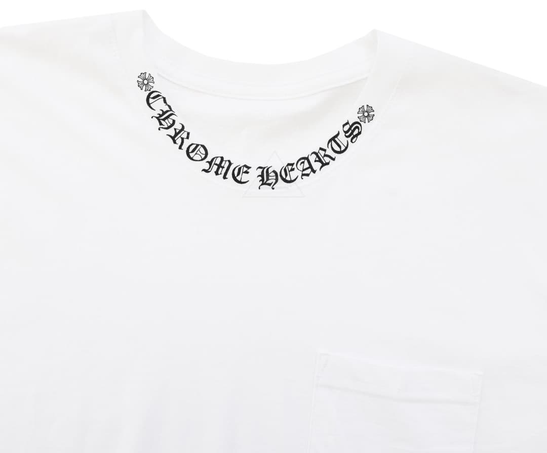 【Sen Style】Chrome Hearts ネックロゴ Tシャツ