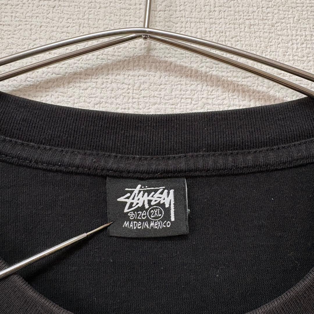 STUSSY ステューシー 黒 Tシャツ 2XL メキシコ製 オールド 90s