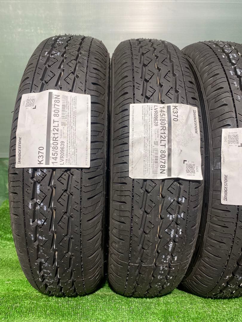 145/80R12 BRIDGESTONE K370 2025年　4本