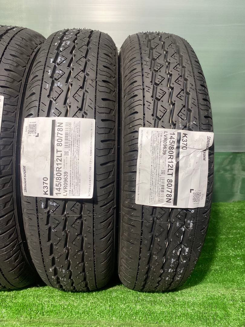 145/80R12 BRIDGESTONE K370 2025年　4本