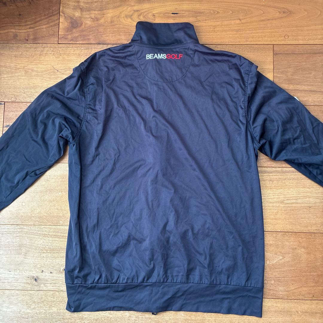 BEAMS GOLF ジップジャケット ネイビー ゴルフウェア　men's Ｍ