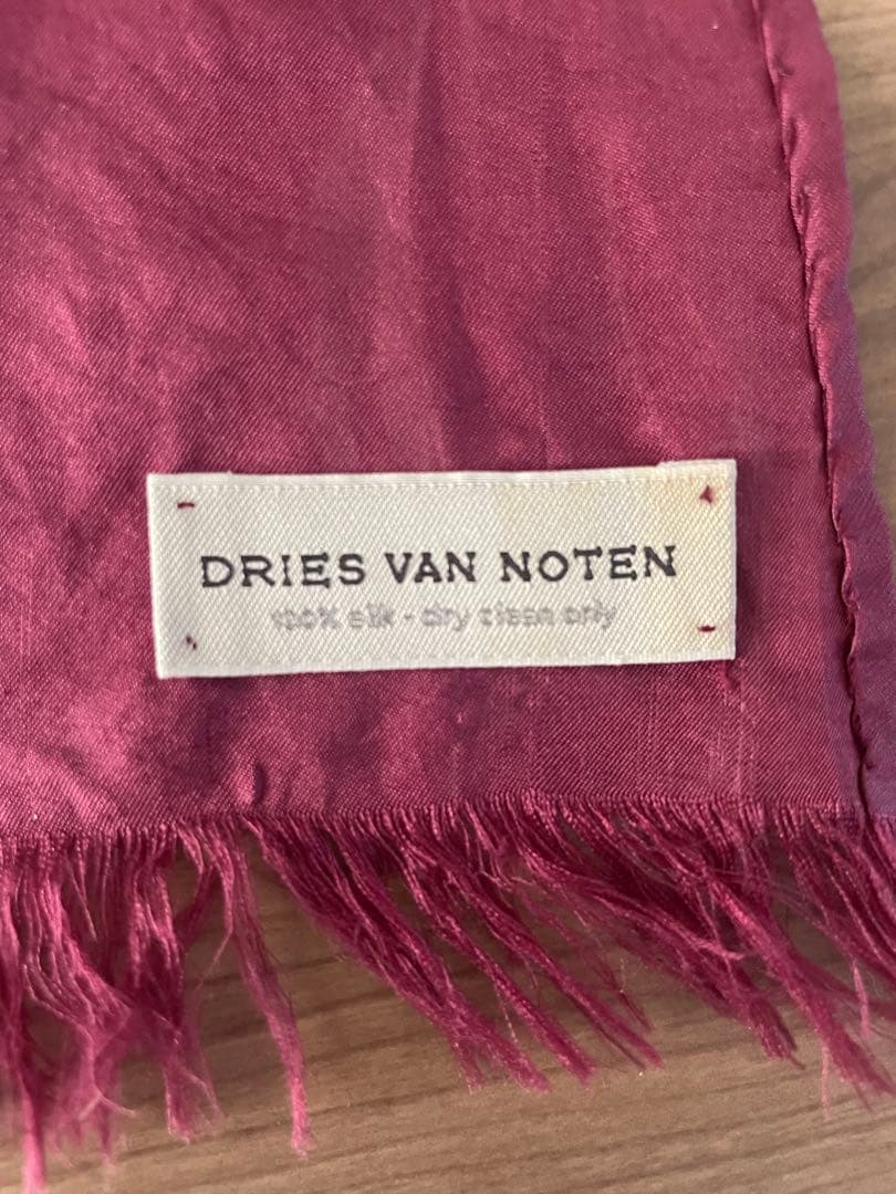 DRIES VAN NOTTEN シルク　ストール 大判
