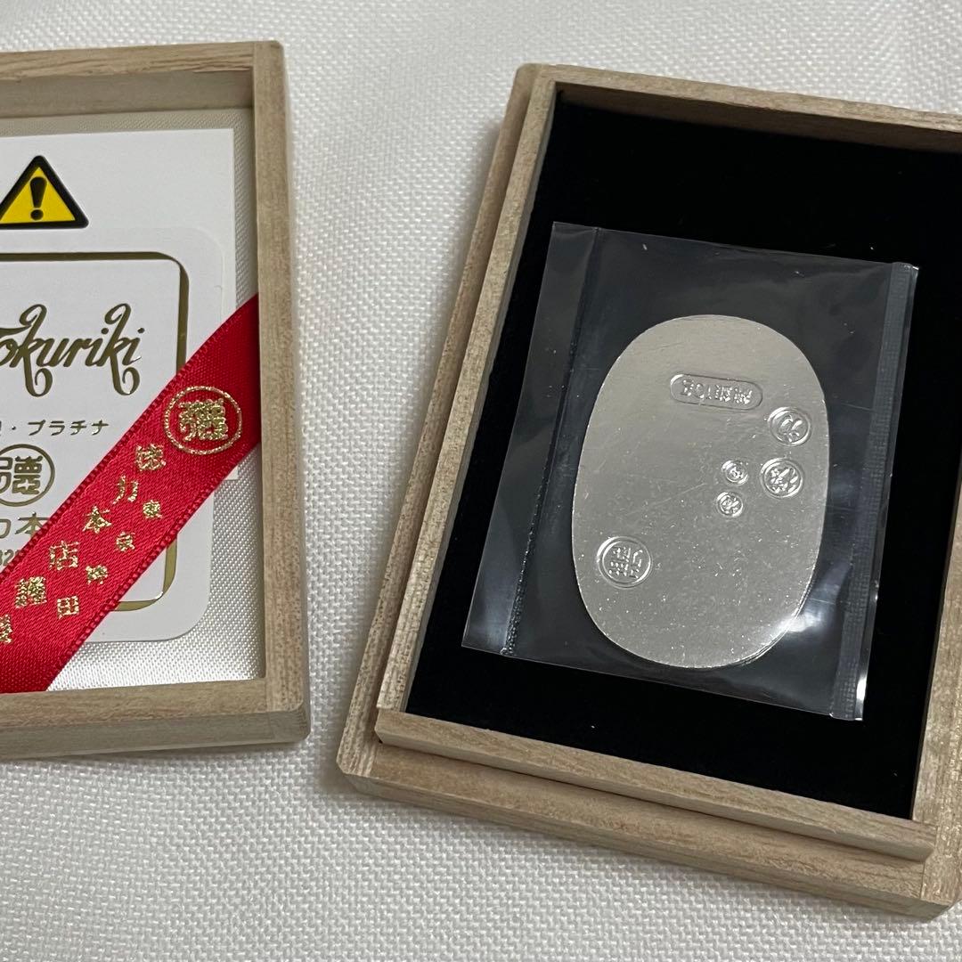 徳力本店●純銀小判　10g 造幣局　純銀製 シルバー SV999 小判 10ｇ