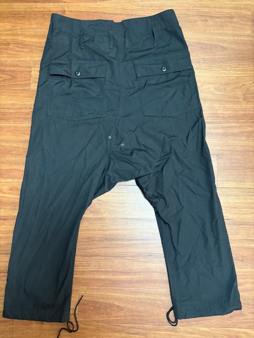 GANYU comme des garconsサルエルパンツ ブラック