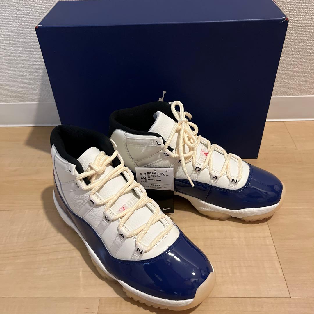 Air Jordan 11 レトロ　ホワイト/ブルー