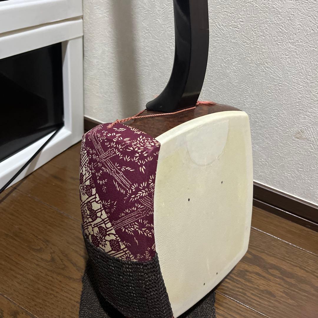 紅木 三分割 三味線 本体　細棹　長唄　小唄