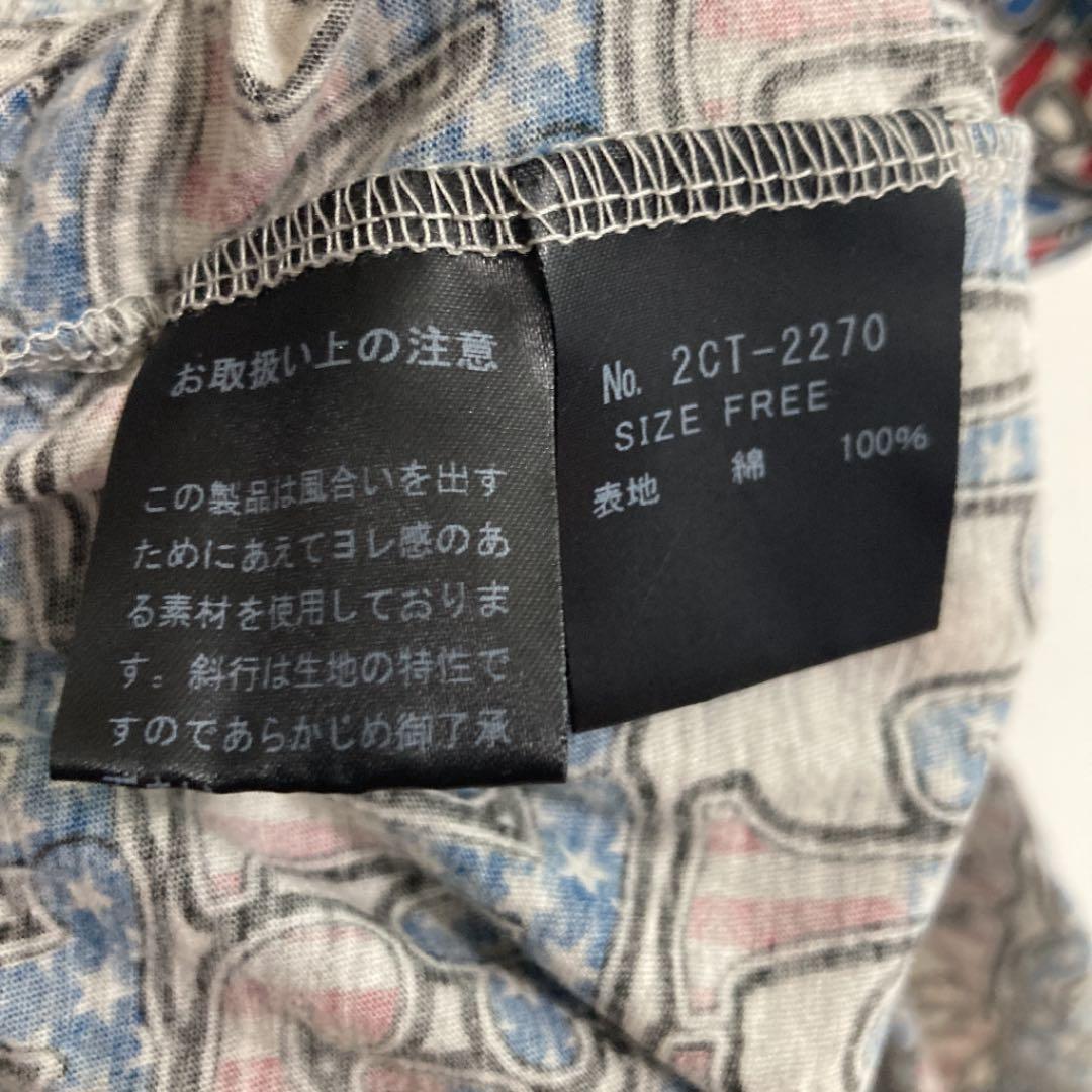新品タグ付★hystericglamourDETROIT総柄Tシャツ★アメリカン