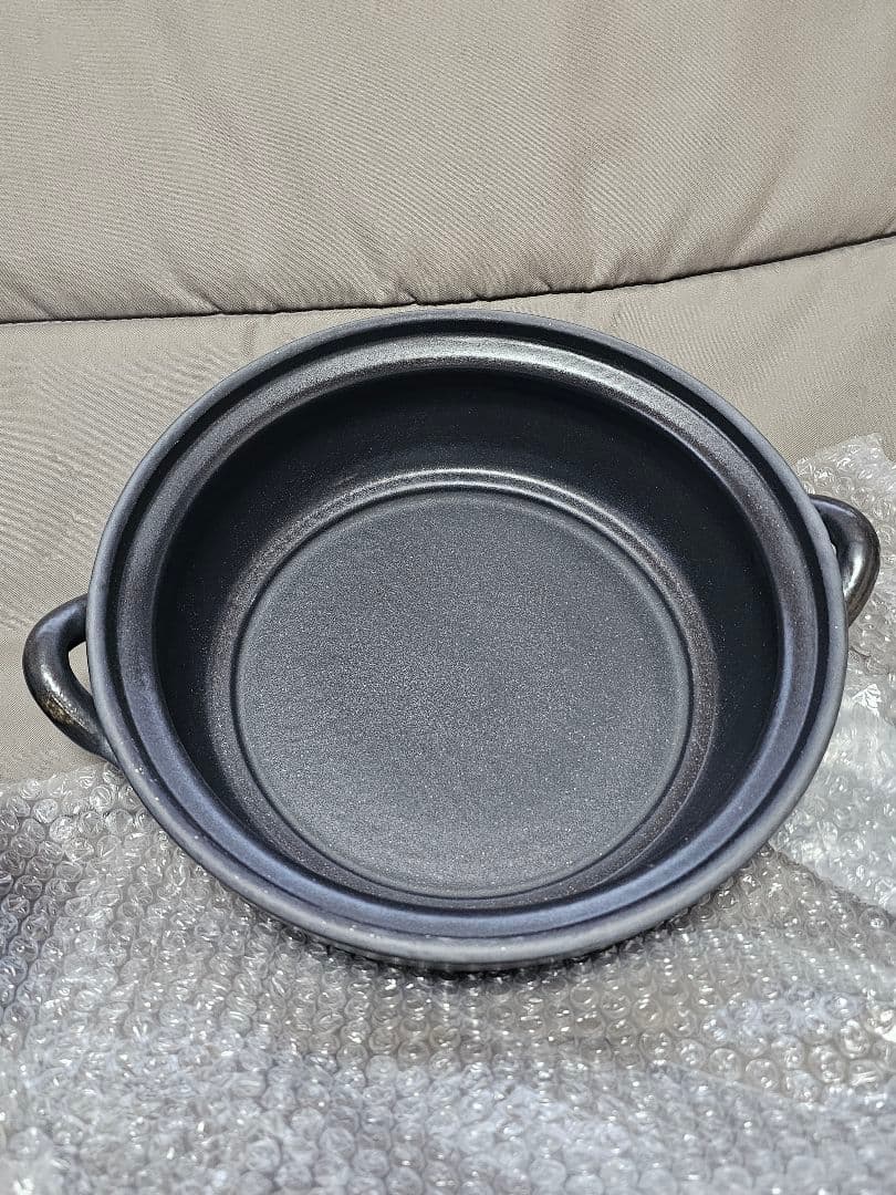 新品 萬古焼 IH 直火 土鍋 セラミック加工 9号 3Lトウジキトンヤ