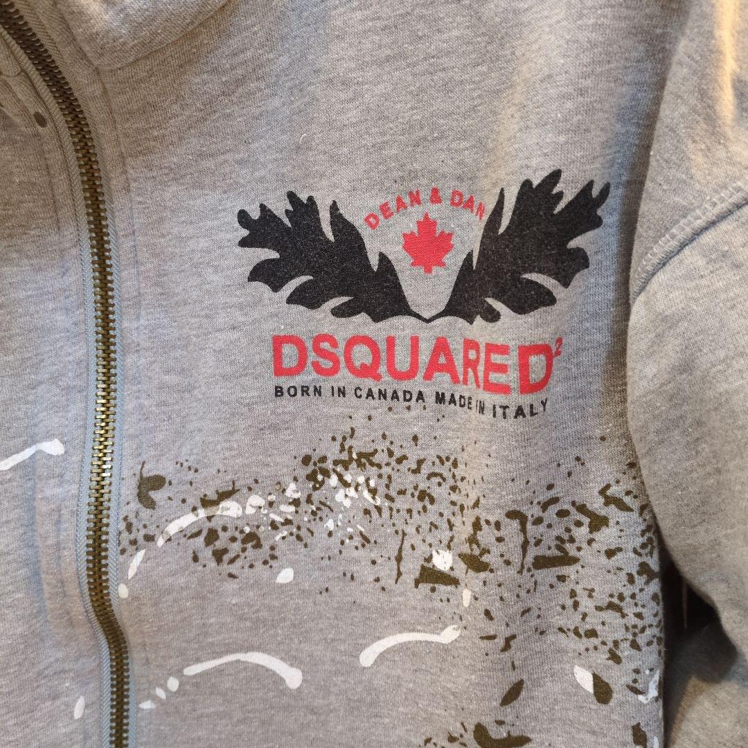 DSQUARED2　ディースクエアード　ブルゾン　ペンキ　アウター　スウェット
