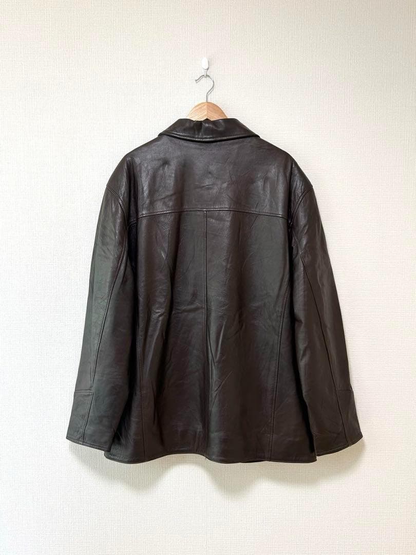 VERA PELLE 90s イタリア製 レザーカバーオール　レザージャケット
