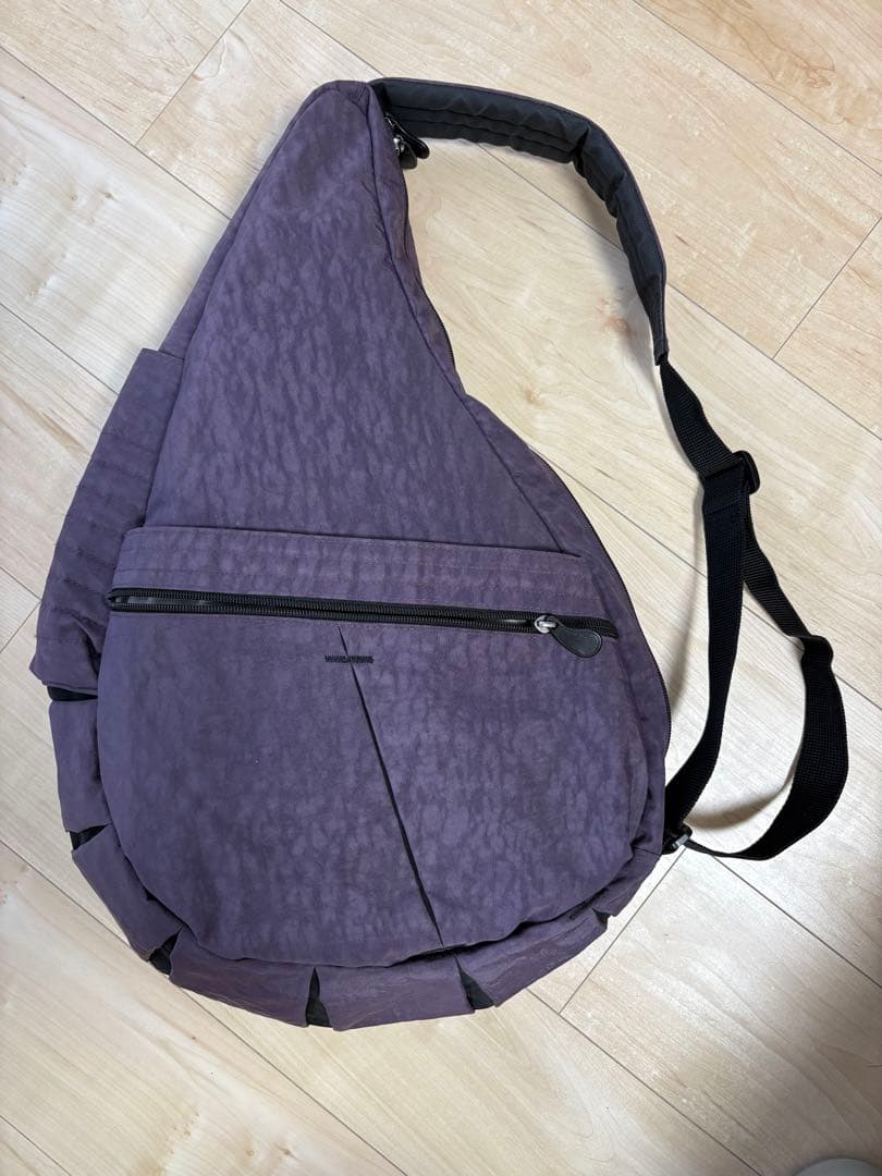 ヘルシーバックバッグ　ビッグサイズ　プラム