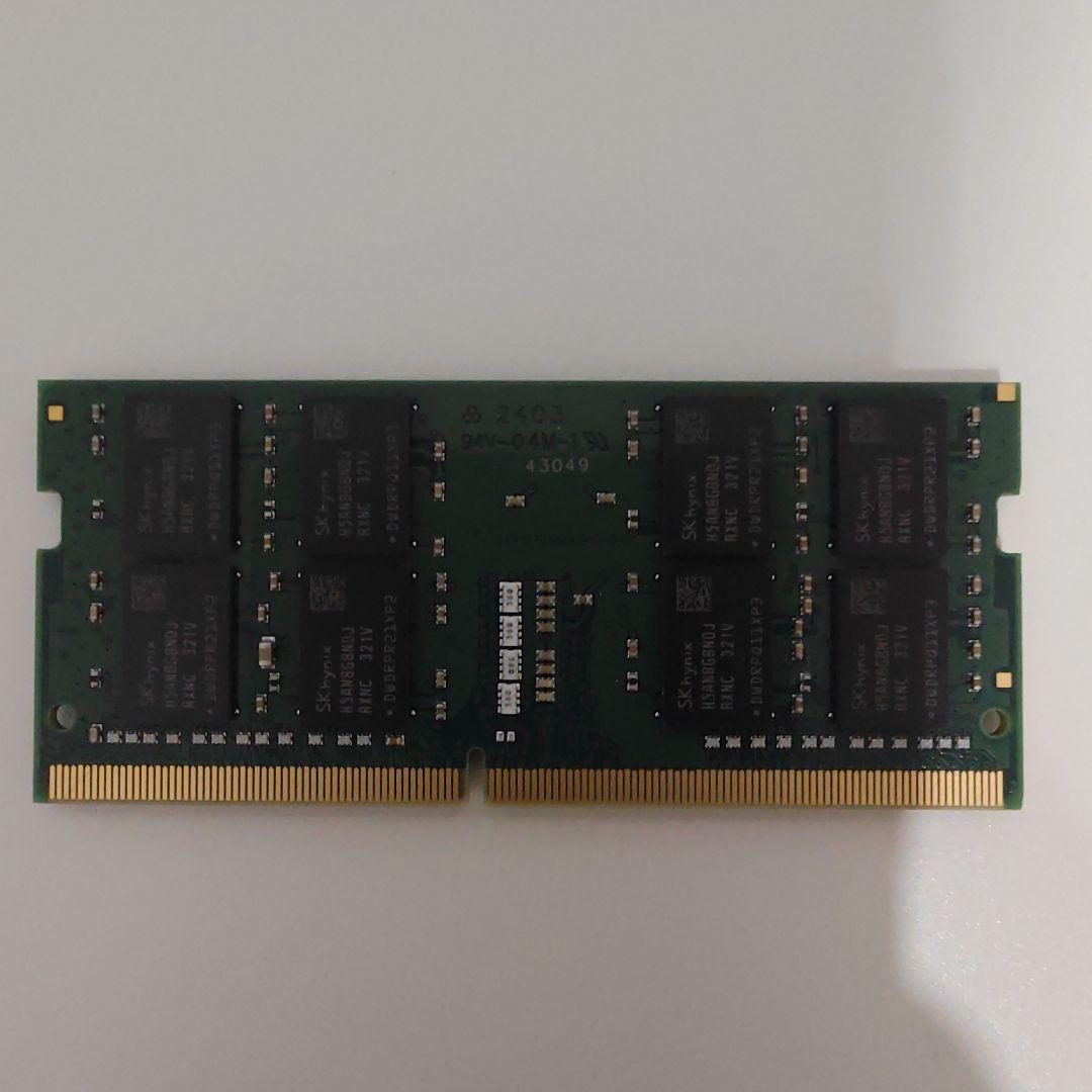 【未使用】Kingston DDR4-3200 ノートPC用メモリ 16GB