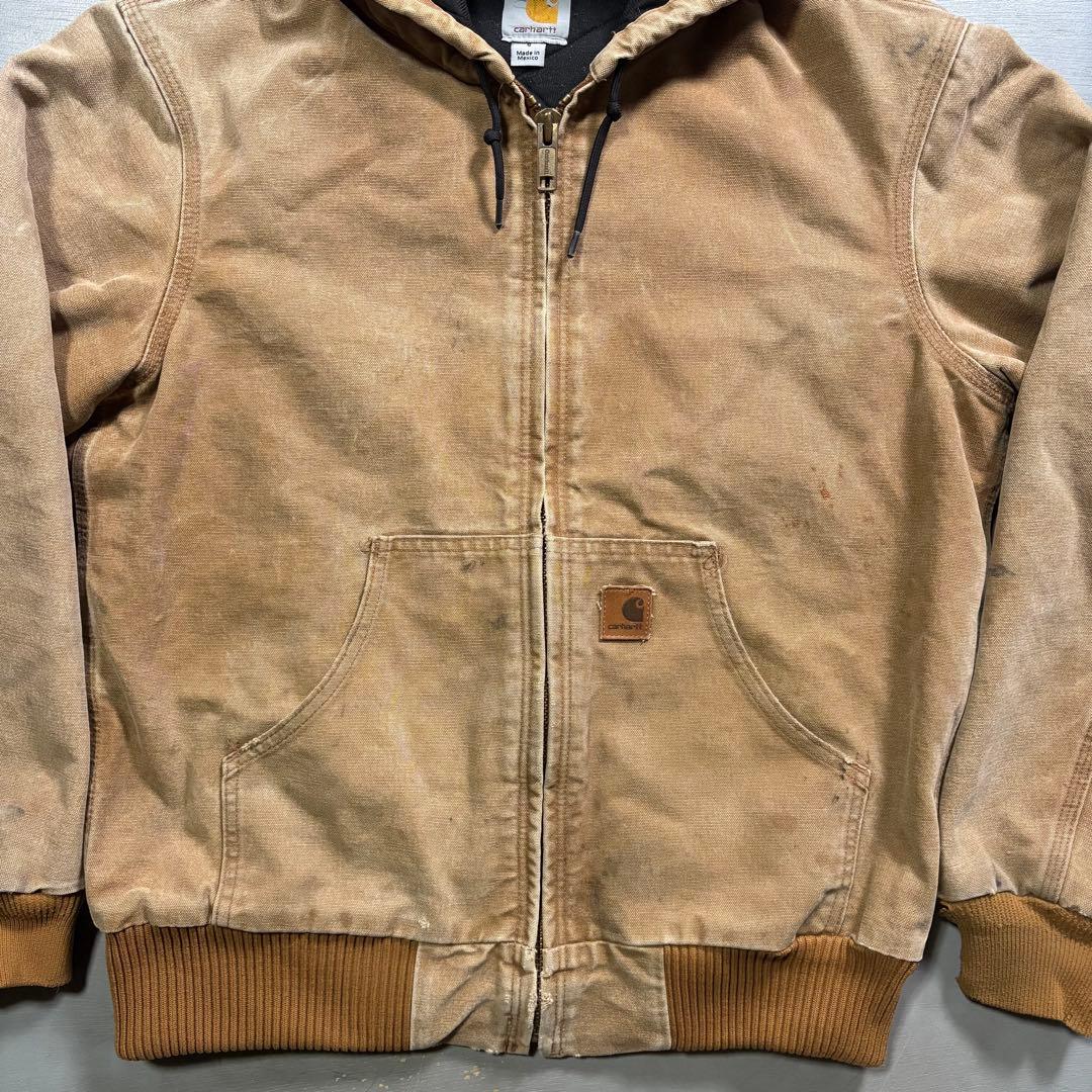 人気✨　Carhartt アクティブジャケット　ダック生地　短丈　ストリート　S