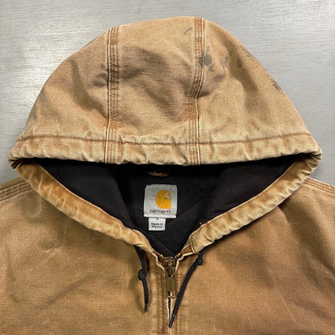 人気✨　Carhartt アクティブジャケット　ダック生地　短丈　ストリート　S